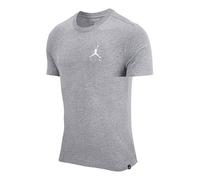 Air Jordan Jumpman Logo Embroidered Knit Sports Short Sleeve Gray DA6800-091 S