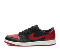 Air Jordan Men's 1 Retro Low OG Sneaker Black/Varsity Red Summit White