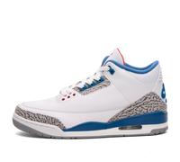 Air Jordan Men's 3 Retro OG Sneaker White/True Blue UK 9.5