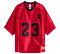Air Jordan Men's x Levi's Jersey Top Gym Red/Black/Pale Ivory XS