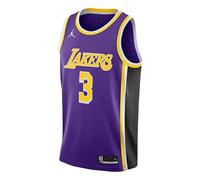 Air Jordan NBA SW Fan Edition 2020-21 Season Los Angeles Lakers Anthony Davis No. 3 Purple Gold Color CV9481-511 L