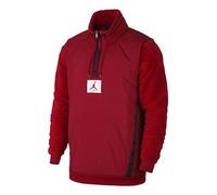 Air Jordan Pullover Fleece Lined Sports Jacket Red AH6256-687 M