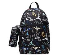 Air Jordan sports school backpack plus pencil case black - 9B0503-F69