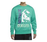 Air Jordan Winter Utility Plush Round Neck Casual Sports Pullover Green CT3492-370 M