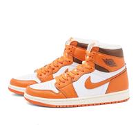 Air Jordan Women's 1 Retro Hi OG White/Starfish Cacao/Wow Sail UK 4
