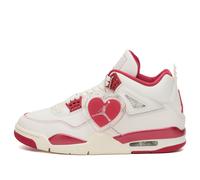 Air Jordan Women's 4 'Love Letter' Sneaker Pale Ivory/Sierra Red/Tough Red