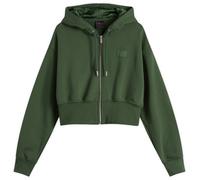 Air Jordan Women's Flight Fleece Crop Hoodie Fir/Green Medium