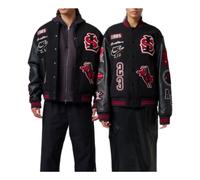Air Jordan x Levi's Varsity Jacket Asia Sizing 'Black Gym Red' IM6739-010 XL