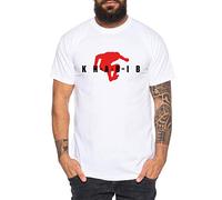Air Khabib II Men's T-Shirt Cool Fitness Sport Shirt, Größe2:XX-Large, Farbe2:White