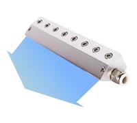 Air Knife Blower, 1/4" Thread Interface, Aluminum Dust Blowing Tool for Industrial Production Lines, Compatible with Air Compressor, 200mm Length