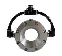 Air Knife Blower, 360 Degree Aluminum Alloy for Efficient Pipe and Cable Drying, Compatible with Air Compressor, Thickness Range: 28mm, Inner Diameter: 8-203mm