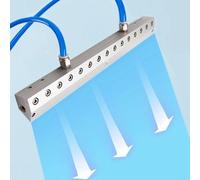 Air Knife Blower, Aluminum Alloy Air Blade, 150-600mm, 1/4" Thread, 0.05mm Gap, for Efficient Water and Dust Removal in Industrial Production