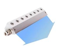 Air Knife Blower, Aluminum Alloy Dust Blowing Air Blade with 1/4" Thread Interface for Cooling and Temperature Reduction, Use with Air Compressor for Industrial Water Dust Removal