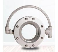 Air Knife Blower, Aluminum Alloy Super Air Wipe with 2 Inlets for Pipe and Cable Drying, Compatible with Air Compressor, Split Installation