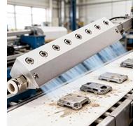 Air Knife Blower, Aluminum Dust Removal Blade, 1/4 Inch Thread Interface for Water Removal, Dust Cleaning, Cooling, Air Curtain Isolation in Industrial Production