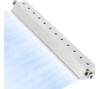Air Knife Blower - Dust Blowing Air Blade, Aluminum Alloy, 1/4" Thread Interface for Water and Dust Removal in Industrial Production Lines