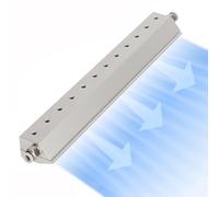 Air Knife Blower for Industrial Production, Aluminum Alloy Blade, 1/4" Thread Interface, 0.05mm Outlet Gap for Dust and Water Removal, Efficient Performance