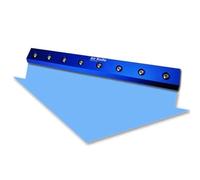 Air Knife Blower, Industrial Dust Blowing Air Blade, Aluminum Alloy, Ultra-Thin Air Curtain, 1/4" Interface, for Water Removal, Wind Curtain Isolation, Use with Air Compressor 600mm