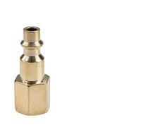 Air Line Connectors 2Pcs/4Pcs/8Pcs Quick Coupler Tool 1/4" NPT Air Line Hose Fitting Coupling Adapter Hardening Steel Compressor Connector(PF,2Pcs)