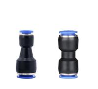 Air Line Connectors, Push-Fit Connector, Pneumatic Fittings PU PG Quick Connector 4mm 6mm 8mm 10mm Air Water Hose Push in(Pu-10,10pcs)
