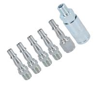 Air Line Hose Compressor Fitting Connector Quick Release Set Male 1/4" BSP