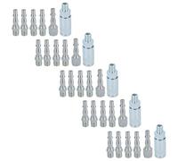 Air Line Hose Compressor Fitting Connector Quick Release Set Male 1/4" BSP 30pc