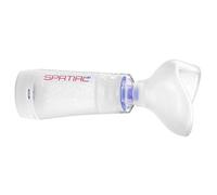 Air Liquide Healthcare, Spatial Up, Inhaler Spacer with Mask, Non-Cooperative Patients (>6 Years), Suitable for Asthma and COPD Treatment, Compatible with Universal Metered Dose Inhalers (MDI)
