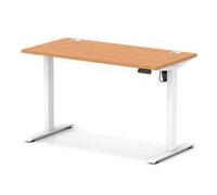 Dynamic Air Lite Electronically Height Adjustable Back to Back Desk Rectangular T-Foot 1,200 (W) x 600 (D) x 1,140 (H) mm MFC (Melamine Faced Chipboard)