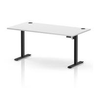 Dynamic Air Lite Electronically Height Adjustable Back to Back Desk Rectangular T-Foot 1,600 (W) x 800 (D) x 1,140 (H) mm MFC (Melamine Faced Chipboard)