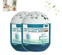 Air Magic Box,Indoor Air Purification Dust Removal Magic Box,Long-Lasting A-ir Freshener 120g,Multi-Functional AirMagic B-ox Dust Cleaner,D-ust Removal & Fresh A-ir for Home,Office,Bedroom,Pet Areas