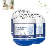 Air Magic Box,Indoor Air Purification Dust Removal Magic Box,Long-Lasting A-ir Freshener 120g,Multi-Functional AirMagic B-ox Dust Cleaner,D-ust Removal & Fresh A-ir for Home,Office,Bedroom,Pet Areas