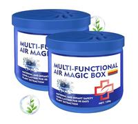 Air Magic Box - Solid 220 g Pack of 2 | Silent Natural Plant Cleaning | Dust Remover Box | Air Purifier for Fresh Air in Home, Office, Bedroom and Indoor Use