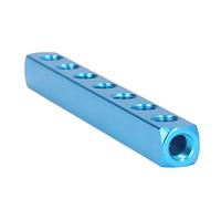 Air Manifold, Air Hose Splitter Air Compressor Manifold Aluminum Manifolds Air Distribution Blocks Pneumatic Manifold Block Splitter for Automation Equipment (AL-7)