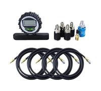 Air manifold with digital table 6 air hose tire inflation and deflation kit