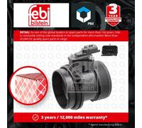 Air Mass Sensor fits PEUGEOT 407 6D 2.0D 09 to 10 Flow Meter 1920RL 9681917980