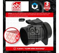 Air Mass Sensor fits NISSAN QASHQAI J10 06 to 13 Flow Meter 1658000Q0A Febi New