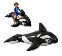 Air Mattress Pool, dellyy Whale Swimming Animals for the Pool, Inflatable Whale Water Animals, Pool Float Children