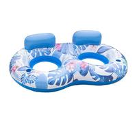 Air Mattress Pool, Inflatable Pool Float, Floating Lounge Chair, Heavy Duty PVC Material, Built In Cup Holder, 1 Piece For Men Women, Summer, Vacation, Beach, River, Boat Trip