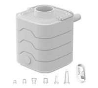 Air Mattress Pump - Deflator Tool with 6 Nozzles | Quick Fill Inflator, for Mattress Cushions Boat Life Seats and Inflatable Swimming Pool