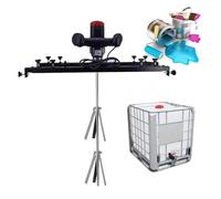 Air Mixer Drum Paint Stirring Machine Commercial 3280W Electric Container Machine with Support Hanger and Folding Propeller Paint Mixing
