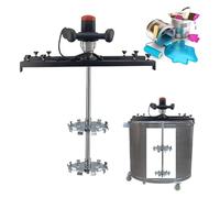 Air Mixer Drum Paint Stirring Machine Commercial 3280W Electric Container Machine with Support Hanger and Folding Propeller Paint Mixing