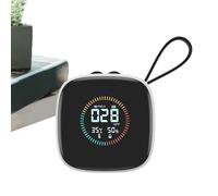 Air Monitor PM2.5 - Compact LED Display, Portable Air Quality Meter | Multi-purpose Moisture Tester, Indoor Dust Detection Advanced Pollution Analysis Suitable for Rooms