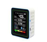 Air Monitors CO2 TVOC Formaldehyde Humidity Temperature Detector For Home Office School Air Tester HCHO Measurement Device