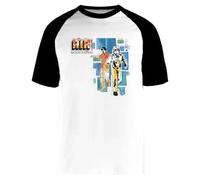 Air Moon Safari Short Sleeve T-Shirt Unisex White Baseball Tee, white, M