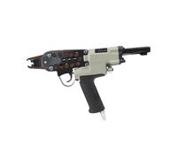 Air Nailer, Pneumatic Hog Ring Gun with Slim Long Nose, Fits 19mm Crown Hog Ring Staples, for Wire Cages, Fencing,for Woodworking