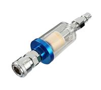 Air Oil Water Separator Filter Kit Water Trap Clear Painting Moisture Separator 1/4 Inch Thread Sprayer Air Compressor Tool