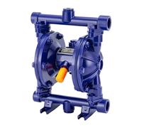 Air Operated Diaphragm Pump Cast Iron 115 PSI Max Pressure 164ft Head 16.4ft Suction Spark Free Double Diaphragm for Chemical Transfer Fuel Oil Handling Industrial Fluid UK