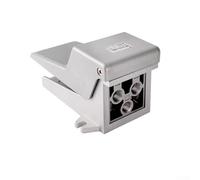 Air Operated Foot Valve 4F210 Series 4-Way 2 Position Spring Return with Lock Function for 4F210-08L Pneumatic Control Systems for Durable Metal Body Silver