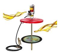 Air Operated Grease Pump with 16ft Tubing,Universal Greases Gun,Pneumatic Grease Pumps for 55 Gallon Drums,Platen,Pumps with 0.85L/min Discharge, Pressure Ratio 50:1