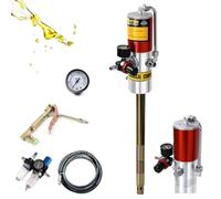Air Operated Grease Pump with High Pressure Hose and Oil Water Separator for Workshop Oil Transfer